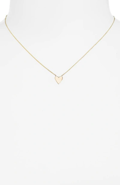 Shop Dana Rebecca Designs Drd Heart Necklace In Yellow Gold