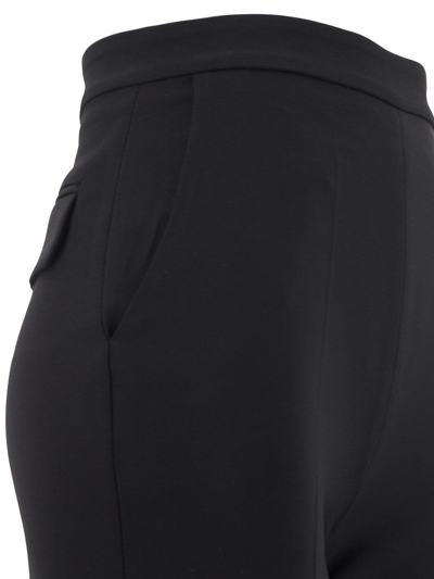 Shop Elisabetta Franchi Trousers Woman In Black