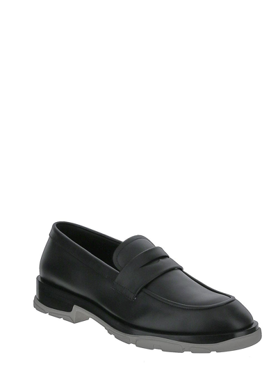 Shop Alexander Mcqueen Swilly Loafers In Black