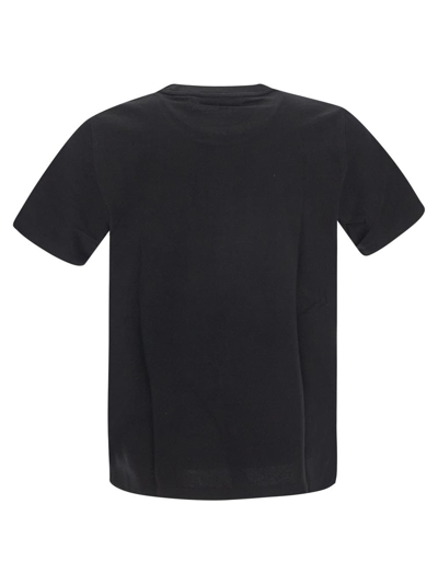Shop Mcm Logo T-shirt In Black