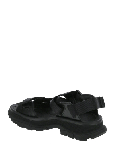 Shop Alexander Mcqueen Black Sandals