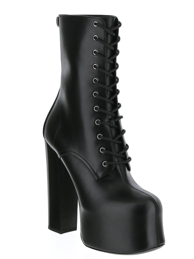 Shop Saint Laurent Mina High Heels In Black