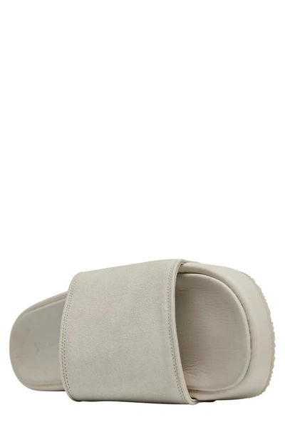 Y-3 Men's Slip On Platform Slide Sandals In Orbitgrey/ Cleabrown/ Linen