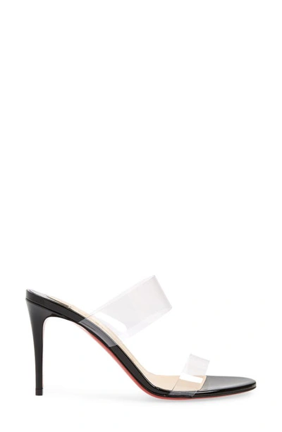 Shop Christian Louboutin Just Nothing Slide Sandal In Black