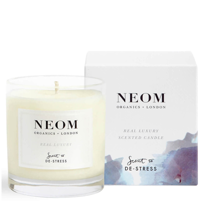 Neom Real Luxury De-stress Scented 1 Wick Candle