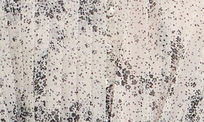Endless Rose Speckled Pleated V-neck Romper In White/ Black