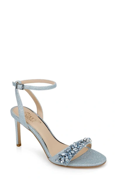 Shop Jewel Badgley Mischka Dallyce Ankle Strap Sandal In Sky Blue