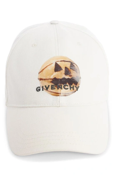 Shop Givenchy X Josh Smith Ceramic Print Baseball Cap In 105-ivory