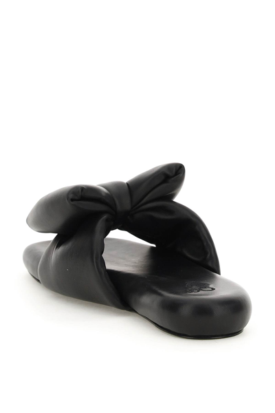 Shop Off-white Padded Slides In Black
