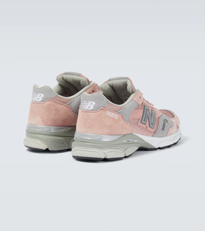 Shop New Balance Made In Uk 920 Sneakers In Pink/grey