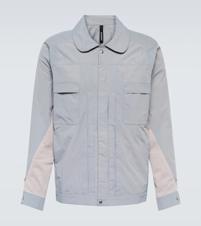 Shop Byborre D-type Jacket In Grey Multi-colour