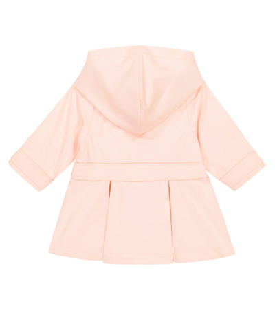 Shop Tartine Et Chocolat Baby Cotton Trench Coat In Blush