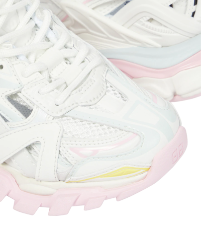 Shop Balenciaga Track Sneakers In L Yel/l Pink/l Blue