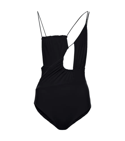 Shop Nensi Dojaka Cutout Swimsuit In Black