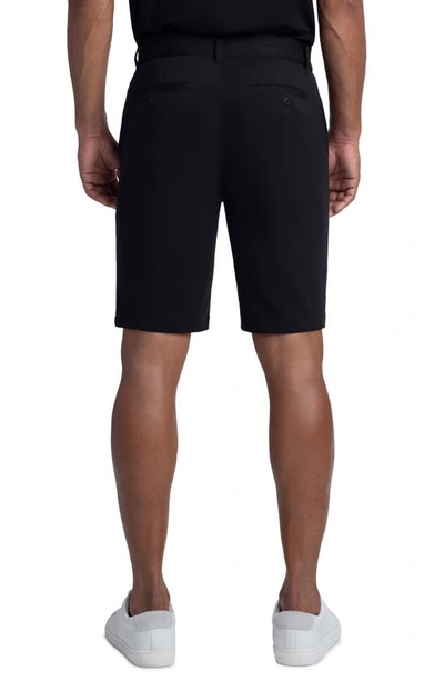 Shop Bugatchi Knit Bermuda Shorts In Black