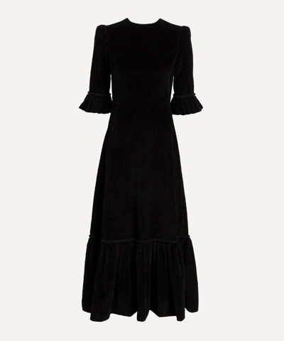 Shop The Vampire's Wife Women's Festival Corduroy Dress In Black