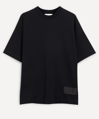 Shop Ami Alexandre Mattiussi Satin Black Label T-shirt