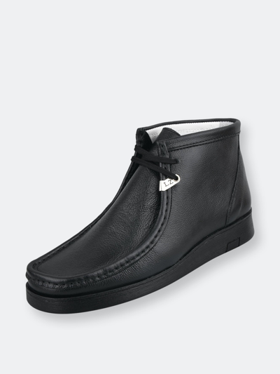 Shop Libertyzeno Rush Leather Desert Chukka Casual Boots In Black