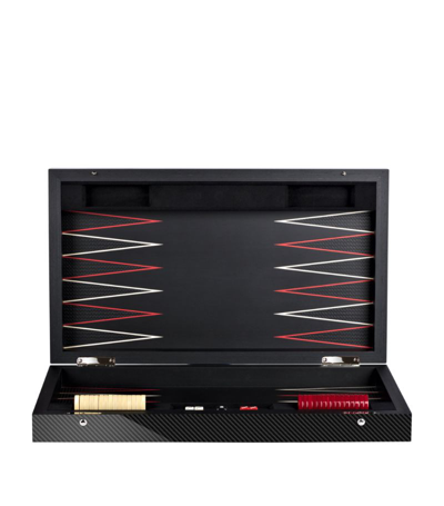 Shop Chopard Classic Racing Backgammon Set In Black