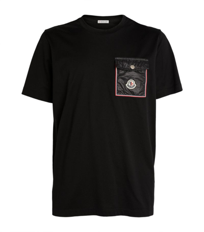 Shop Moncler Pocket-detail T-shirt In Black
