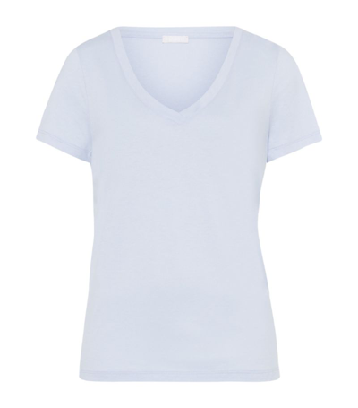 Shop Hanro Sleep & Lounge T-shirt In Blue