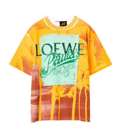 Paula's Ibiza Printed Cotton-jersey T-shirt In Multi