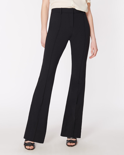 Shop Veronica Beard Hibiscus Scuba Pant In Black