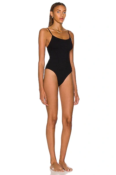 Shop Hunza G Pamela One Piece Swimsuit In Black