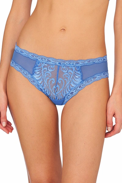 Shop Natori Feathers Hipster Panty In Pool Blue