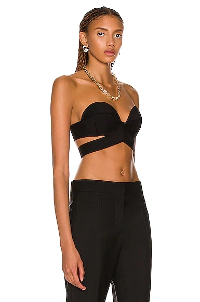 Shop Givenchy Cross Bra Top In Black