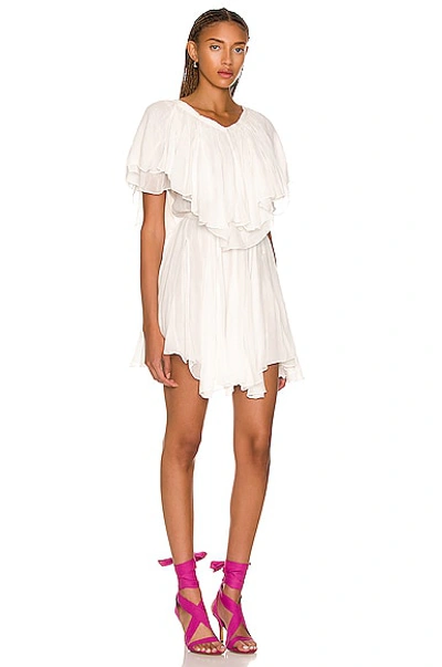 Shop Isabel Marant Amelie Dress In White