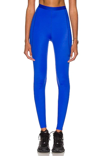Shop Balenciaga Skinny Legging In Electric Blue