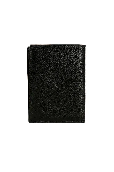 Shop Balenciaga Cash Vertical Bifold Wallet In Black & White