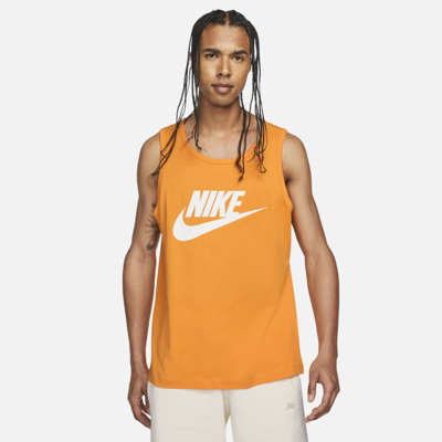 Shop Nike Men's  Sportswear Tank Top In Orange