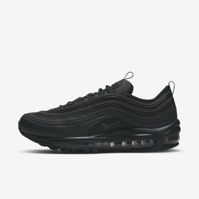 Shop Nike Women's Air Max 97 Shoes In Black