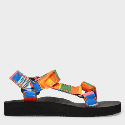 Shop Arizona Love Trekky-sandalen Aus Polyester Mehrfarbig In Multicolor