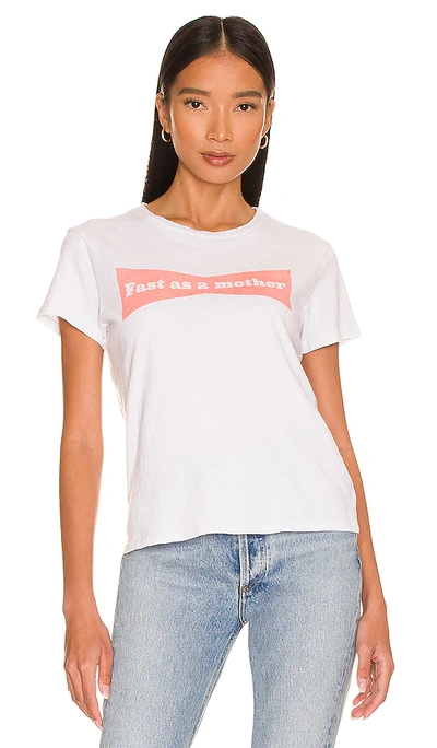 Shop Mother The Lil Goodie Goodie Tee In White