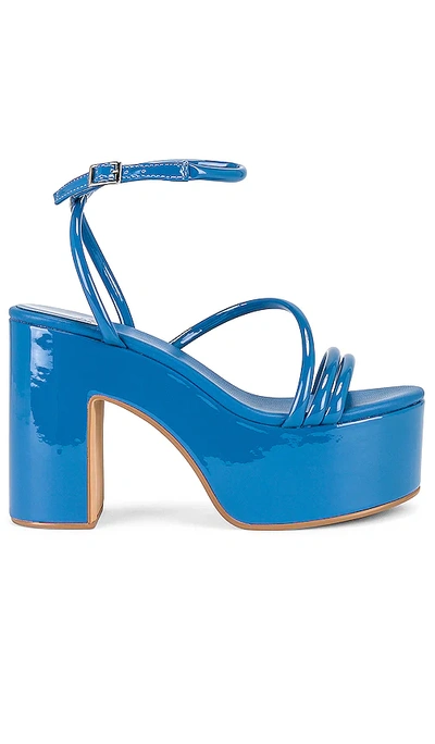 Shop Jeffrey Campbell Mamba Platform Sandal In Blue