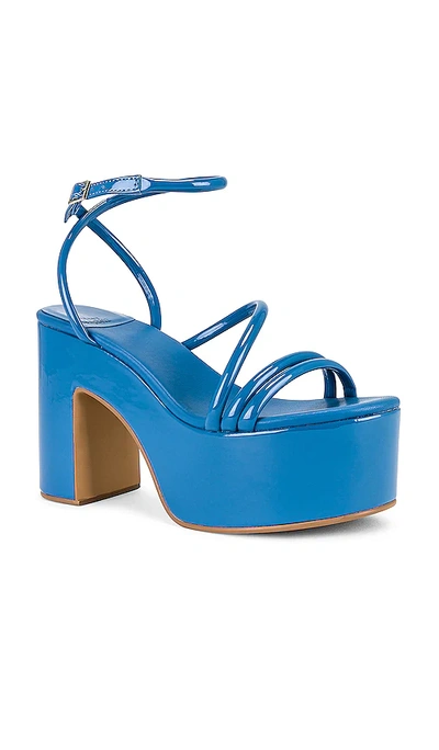 Shop Jeffrey Campbell Mamba Platform Sandal In Blue