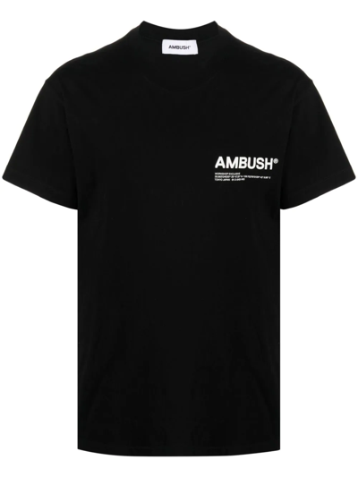 Shop Ambush Workshop Crew Neck T-shirt In Black
