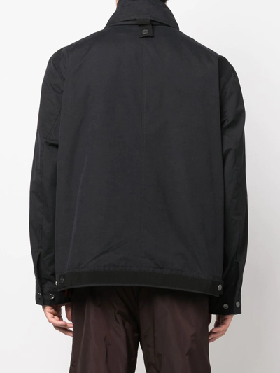 032c Zip-up Utility Jacket In Black