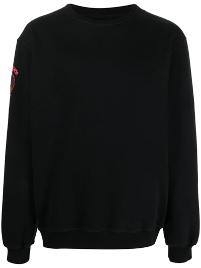 Shop Maharishi Patch-detail Sweatshirt In Black