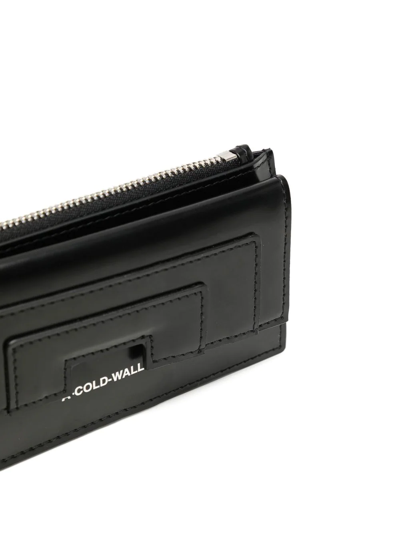 Shop A-cold-wall* Logo Embossed Wallet In Black