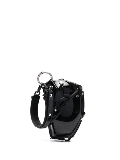 Shop Innerraum Wrist-strap Clutch Bag In Black