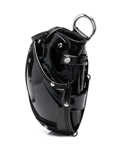 Shop Innerraum Wrist-strap Clutch Bag In Black