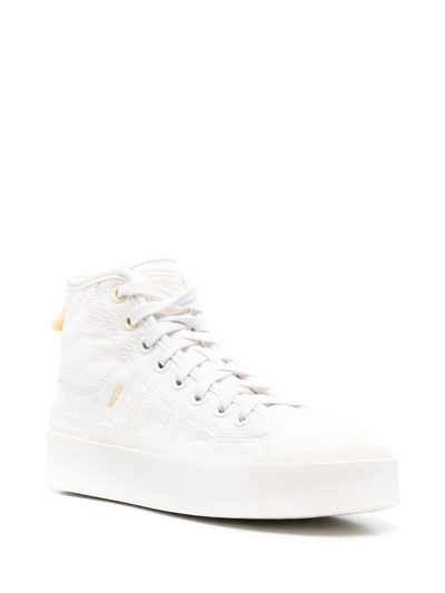 Shop Adidas Originals Lace-up High-top Sneakers In White
