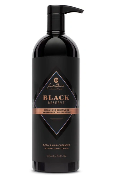 Shop Jack Black Black Reserve Body & Hair Cleanser, 33 oz