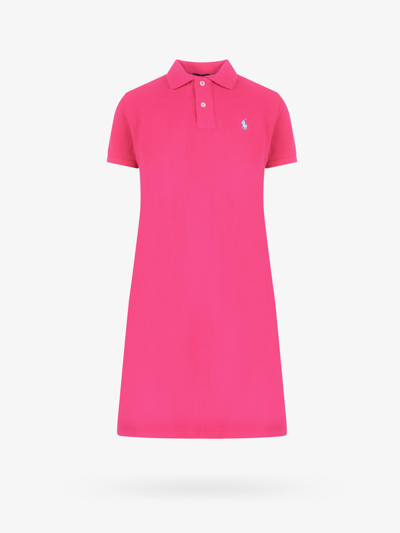 Shop Polo Ralph Lauren Dress In Pink