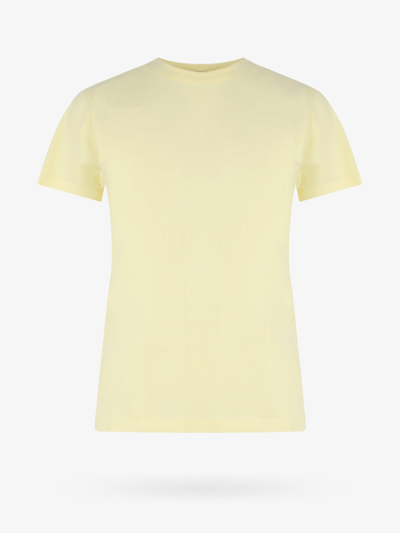 Shop Maison Kitsuné T-shirt In Yellow