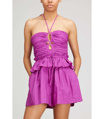 Shop Ulla Johnson Isidro Playsuit In Orchid In Purple